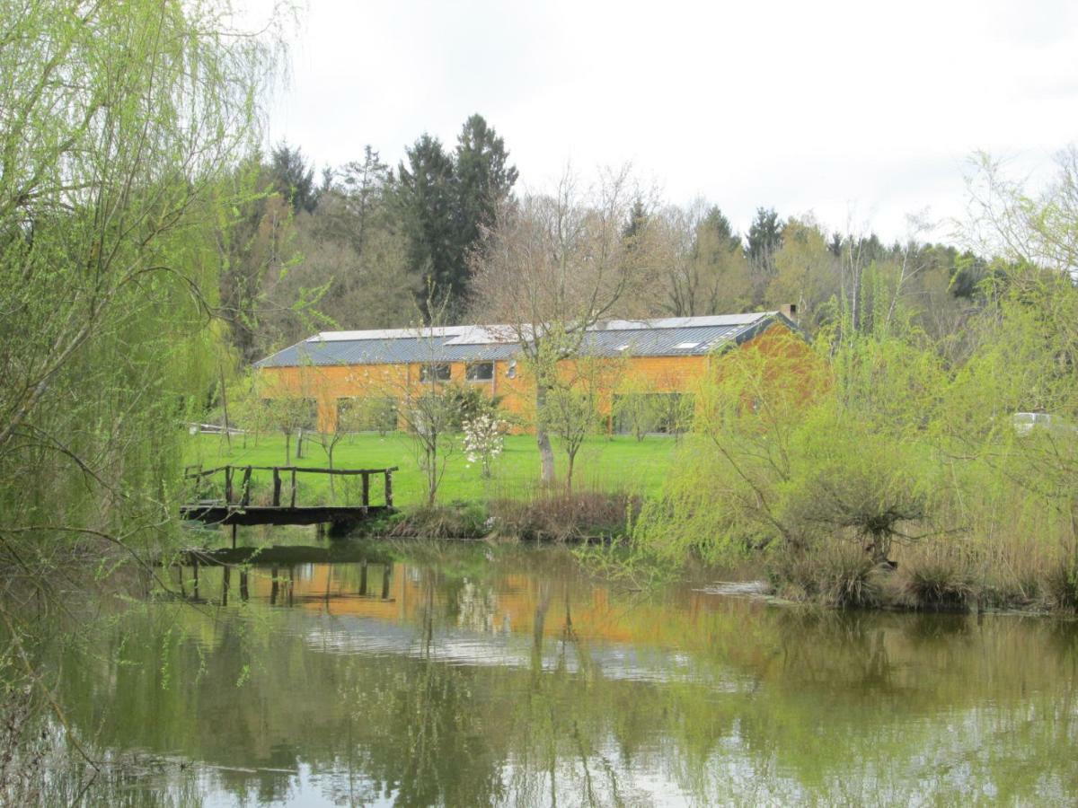 Florennes Gite Neuf 150 M2 Devant Un Grand Lac Prive De 2 Hectares Poissonneux Au Milieu Des Bois Kültér fotó